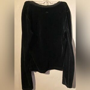 Sonia Rykiel Paris Black Velvet Top